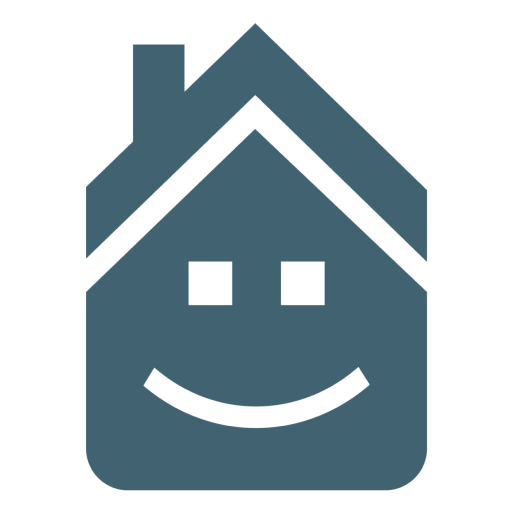 Homazzy happy house icon